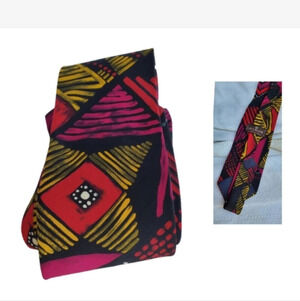 Guy‎ LaRoche Vintage Abtract Silk Tie